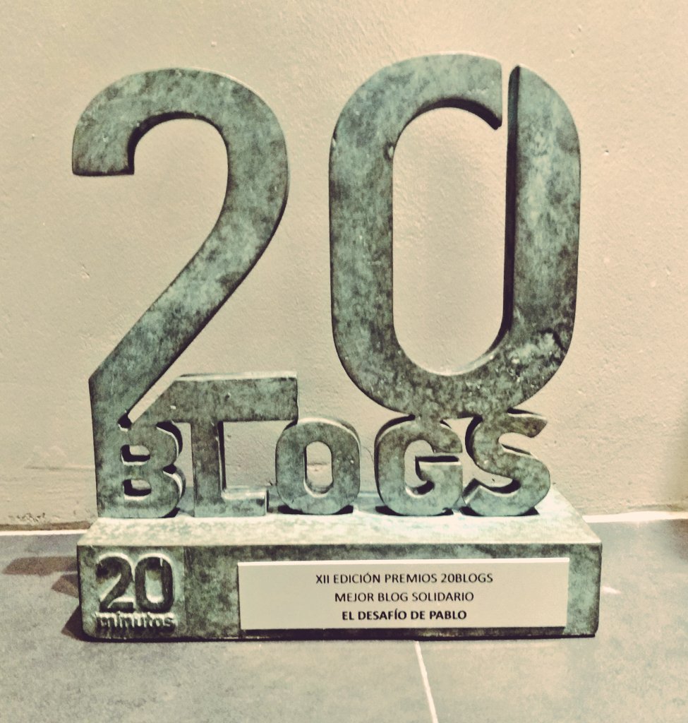 Imagen del trofeo 20Blogs